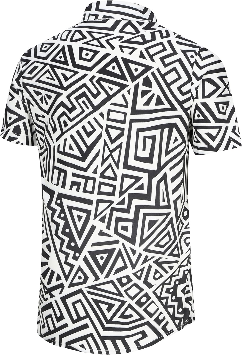 KYKU Aztec Tribal Ethnic Men's Resort Hawaiian 3D Printed Shirt - Vibrant Summer Style for Outdoor Vacation