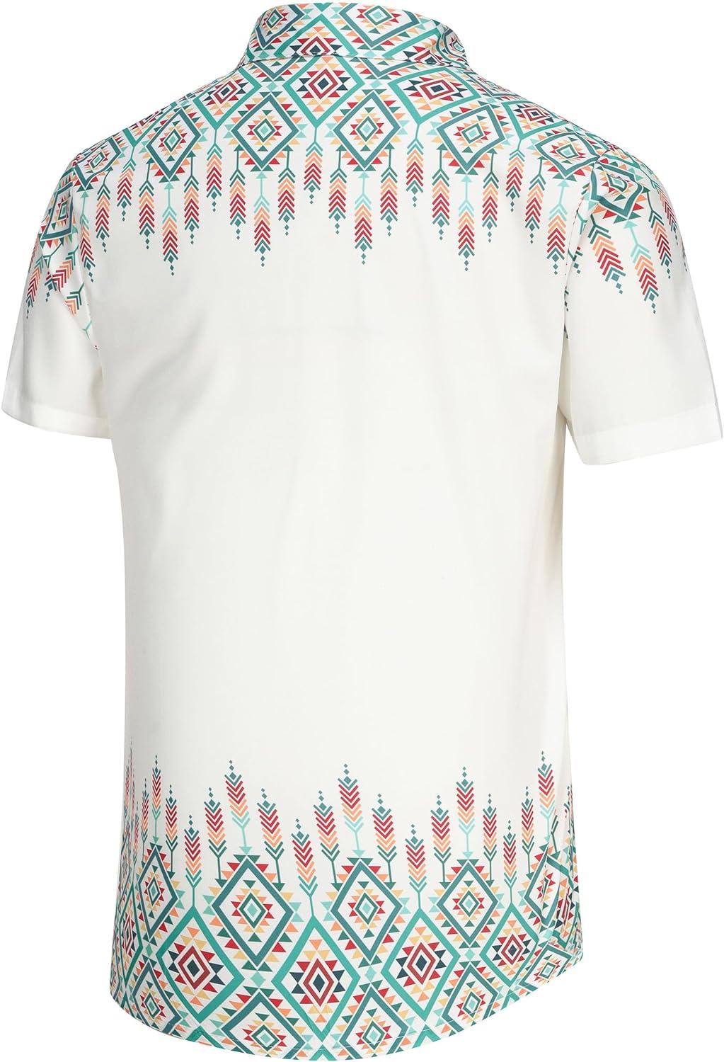 KYKU Aztec Tribal Ethnic Men's Resort Hawaiian 3D Printed Shirt - Vibrant Summer Style for Outdoor Vacation