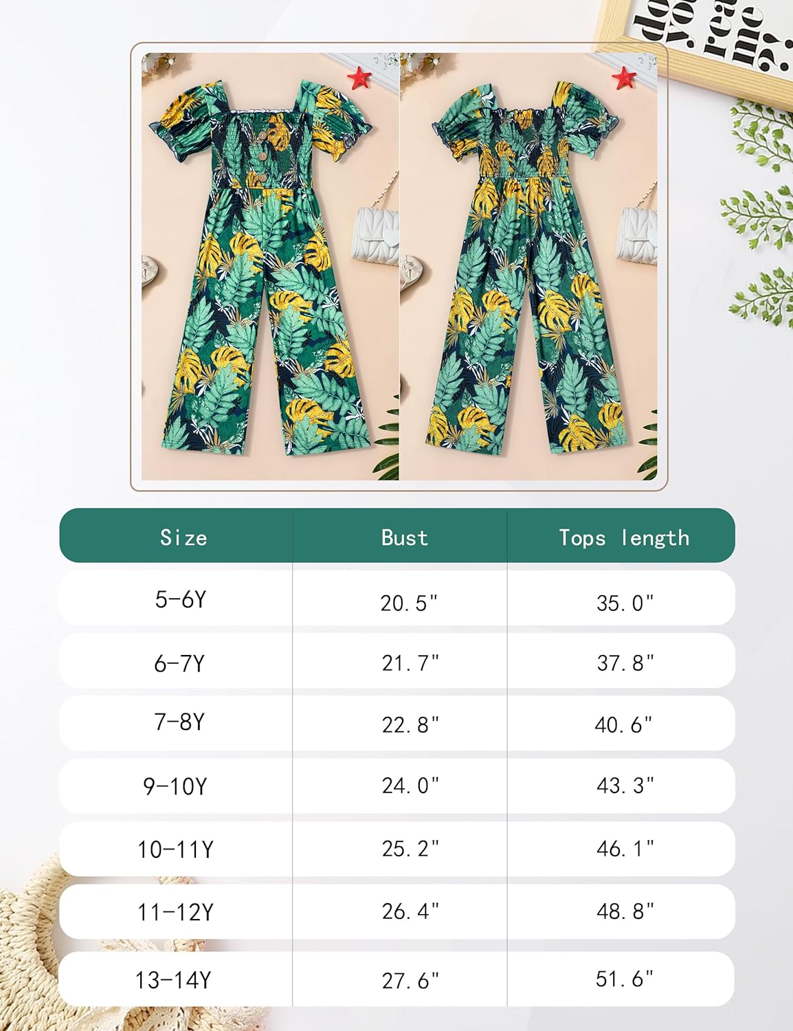 Girly Chic: Girls' Flutter Sleeve Jumpsuit Romper with Adjustable Waist