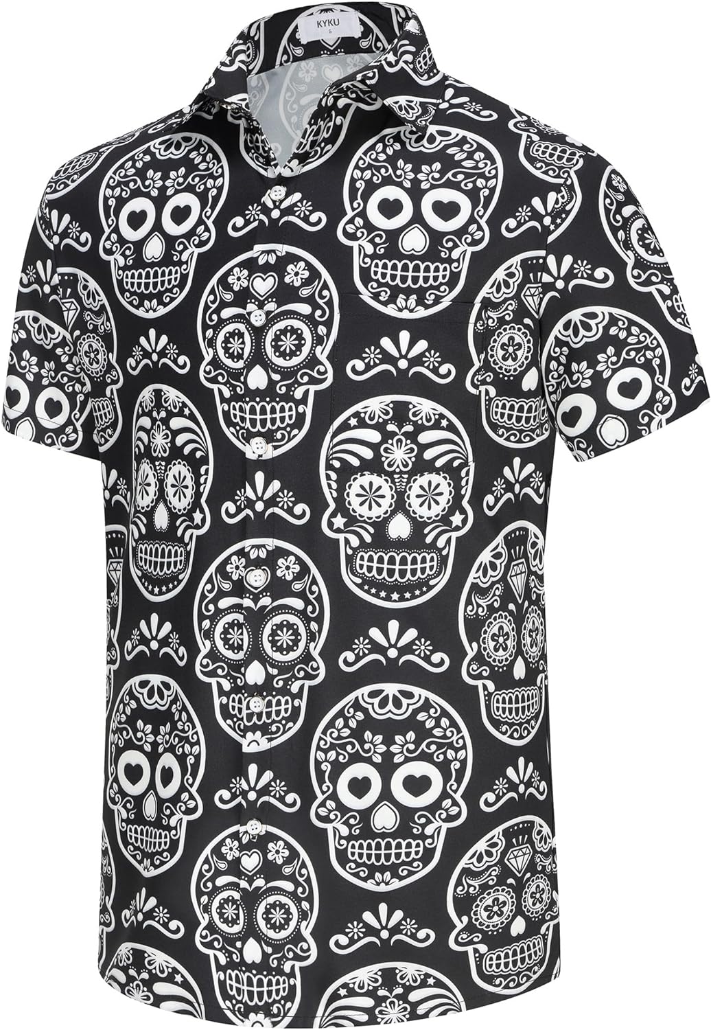 KYKU Men's Tribal Mexican Hawaiian Shirt - Unique Style and Vibrant Designs