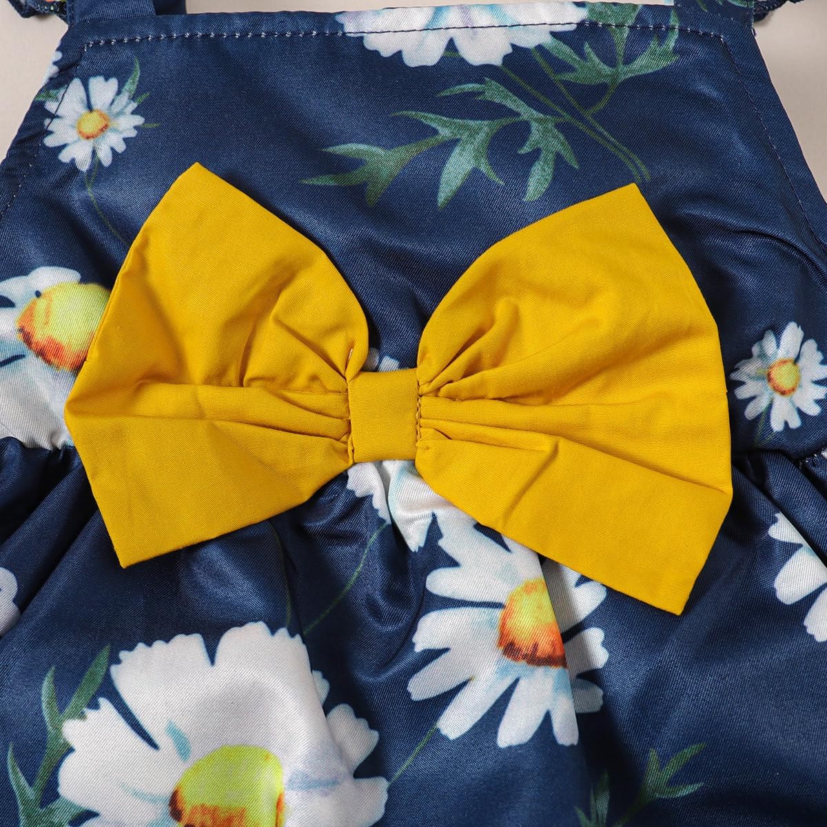 YOUNGER TREE Toddler Baby Girl Clothes Sleeveless Ruffle Bowknot Dress Top Shorts Set Summer Outfits for Little Kids Girls