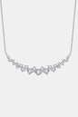 Elegant 1.64 Carat Moissanite Necklace in 925 Sterling Silver