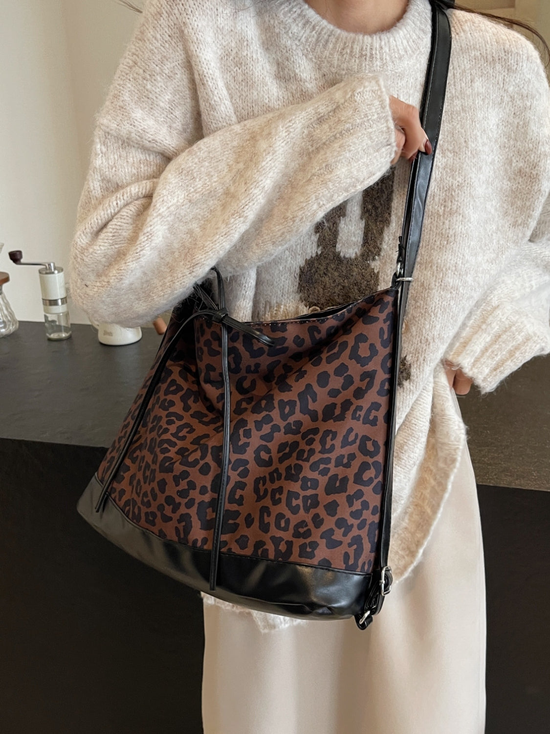 Leopard Dual Purpose Crossbody Bag