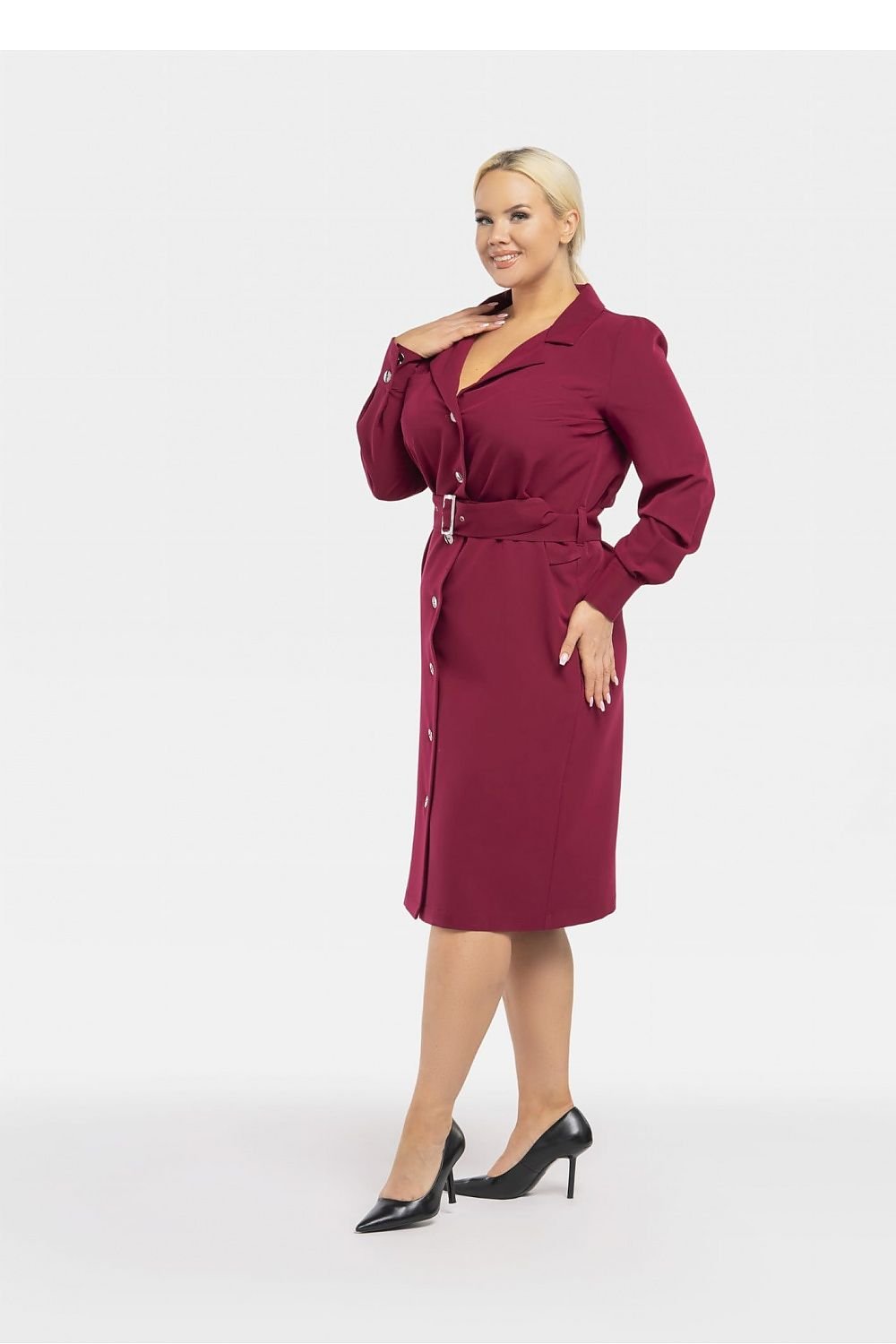 Plus size dress model 193905 Karko