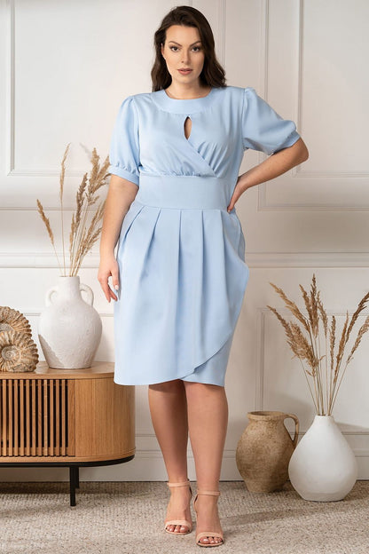 Plus size dress model 169166 Karko