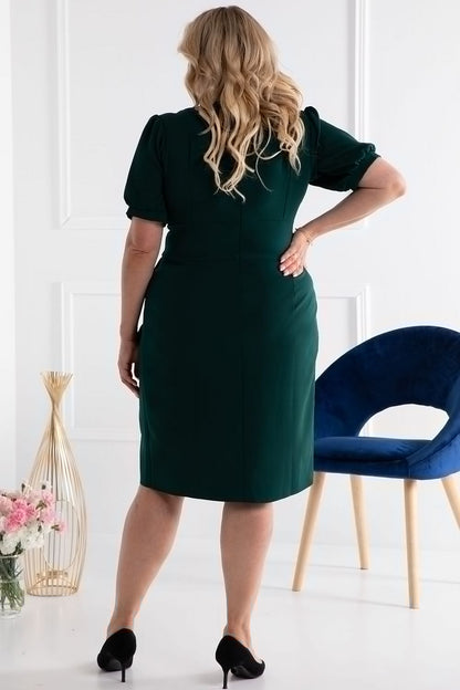 Plus size dress model 169166 Karko