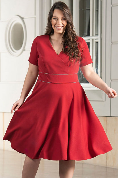 Plus size dress model 178555 Karko