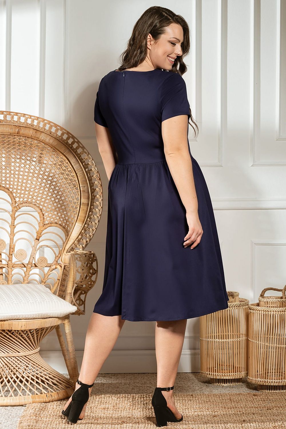 Plus size dress model 183288 Karko