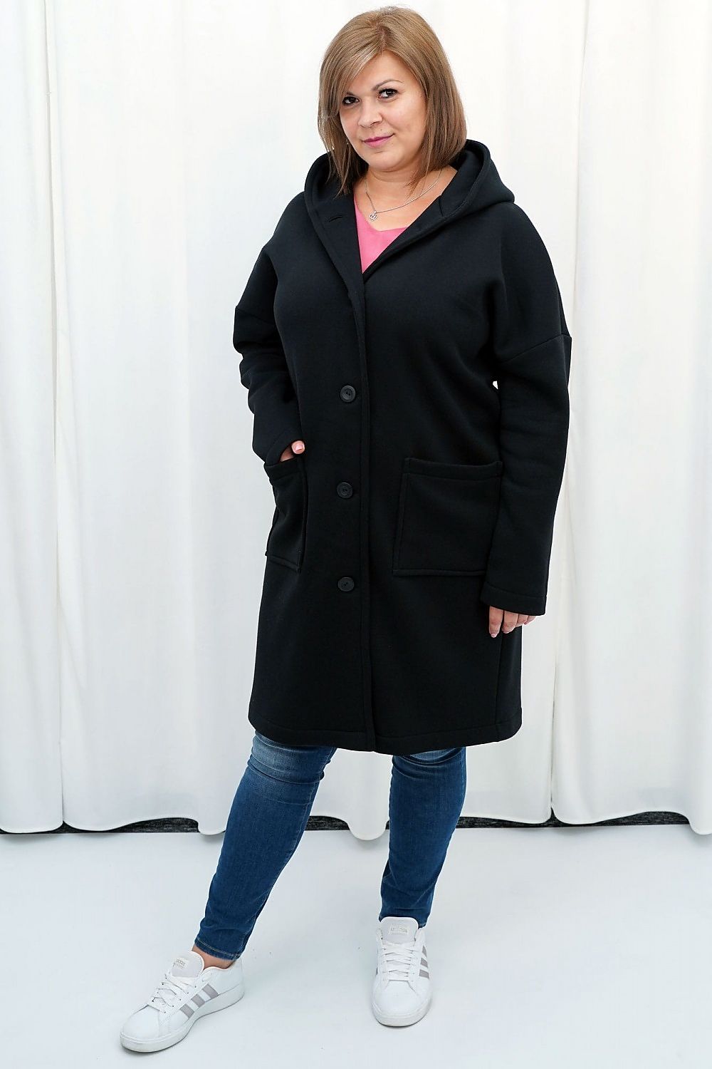 Coat plus size model 184905 Karko