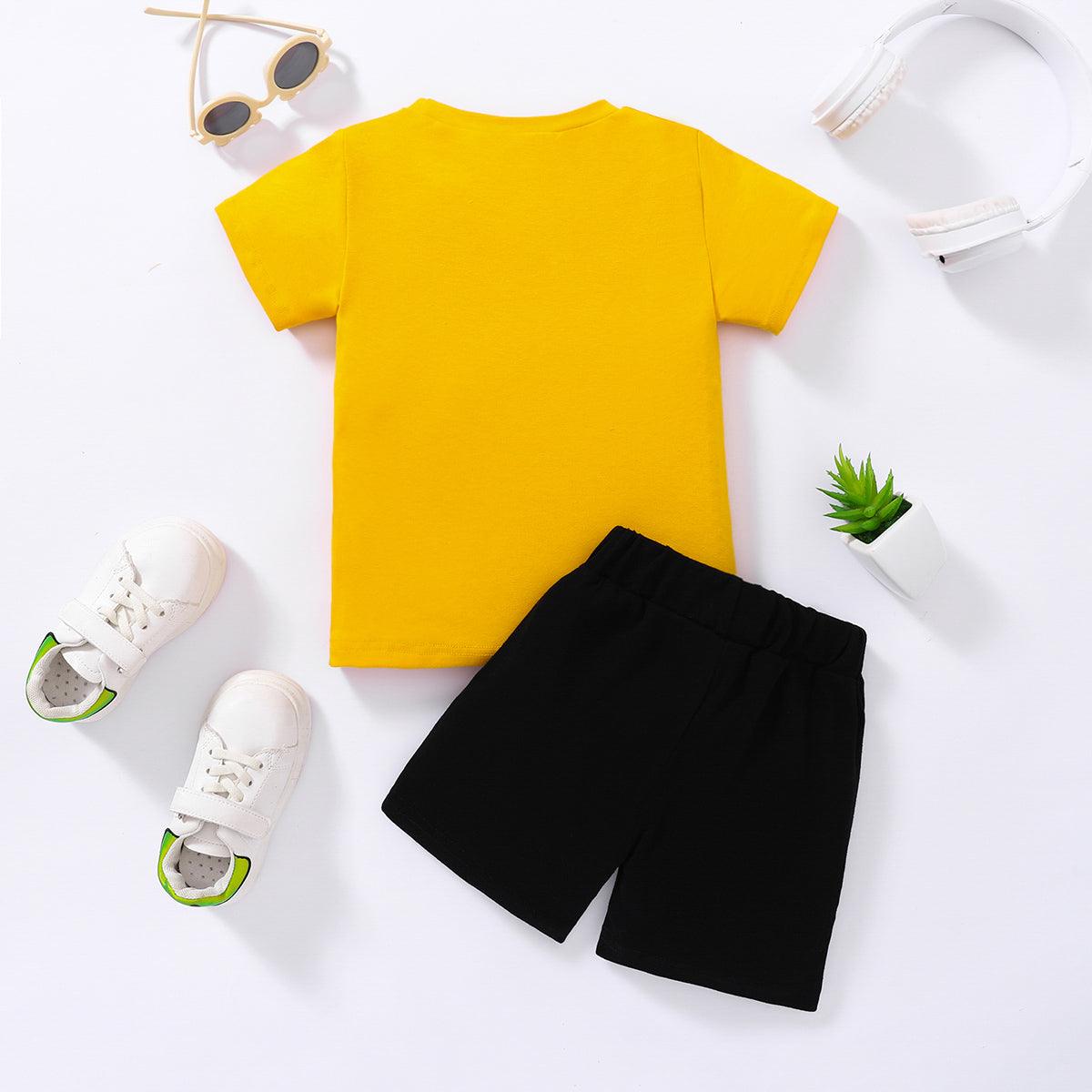 Kids IT WAS PAPA'S IDEA Graphic Tee and Shorts Set - KevRow5760