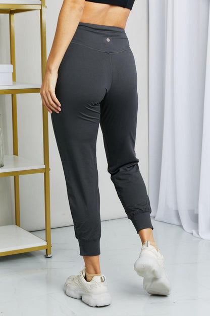 Leggings Depot Full Size Wide Waistband Cropped Joggers - KevRow5760