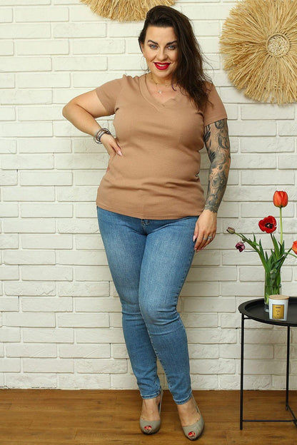 Plus size blouse model 182190 Karko - KevRow5760