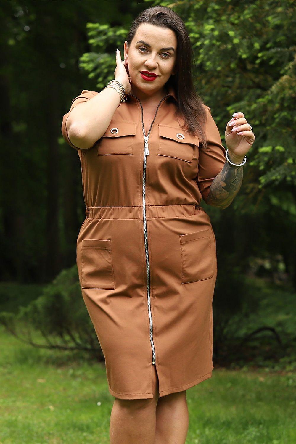 Plus size dress model 176829 Karko - KevRow5760