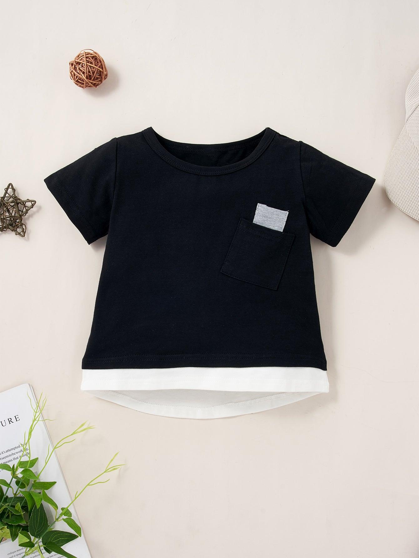 Round Neck Short Sleeve T-Shirt and Shorts Set - KevRow5760