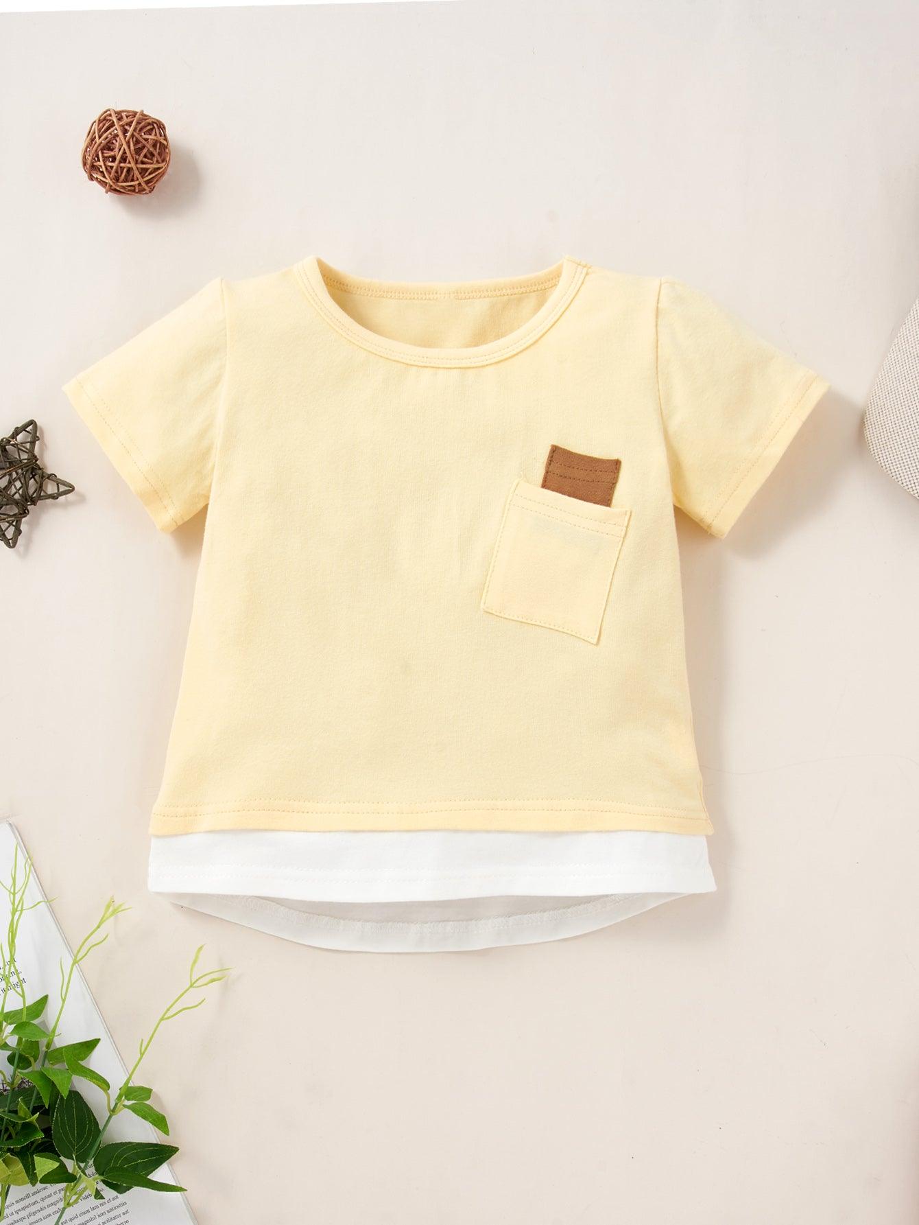 Round Neck Short Sleeve T-Shirt and Shorts Set - KevRow5760