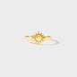 Sun Shape 18K Gold-Plated Ring - KevRow5760