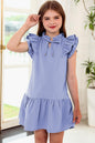 Tie Neck Flutter Sleeve Dress - KevRow5760