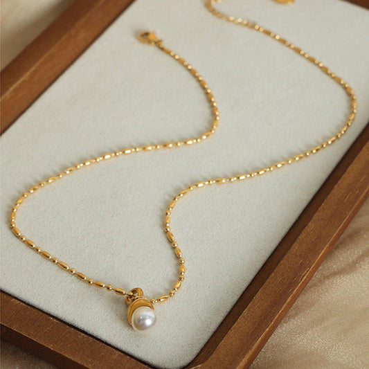 14K Yellow Gold Chain Necklace with a Barrel Clasp KevRow5760