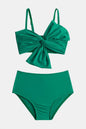 Twisted Spaghetti Strap Two-Piece Swim Set - KevRow5760