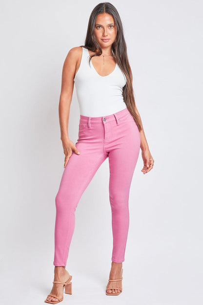 YMI Jeanswear Full Size Hyperstretch Mid-Rise Skinny Pants - KevRow5760