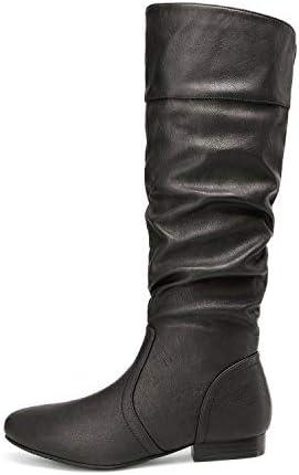 DREAM PAIRS Women&#39;s Knee High Pull On Fall Weather Winter Boots - KevRow5760