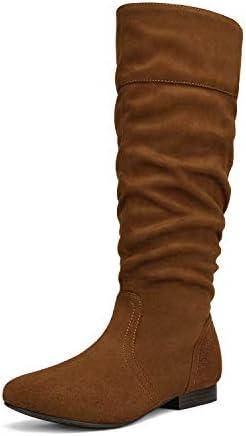 DREAM PAIRS Women&#39;s Knee High Pull On Fall Weather Winter Boots - KevRow5760