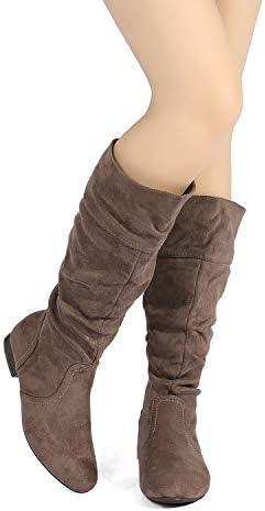 DREAM PAIRS Women&#39;s Knee High Pull On Fall Weather Winter Boots - KevRow5760