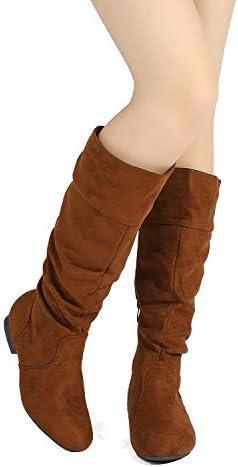 DREAM PAIRS Women&#39;s Knee High Pull On Fall Weather Winter Boots - KevRow5760