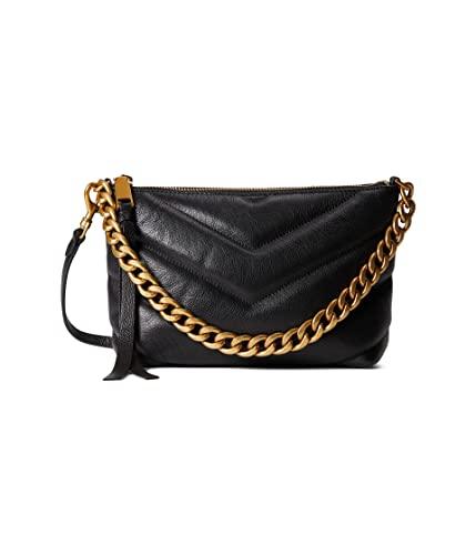 Rebecca Minkoff Edie Crossbody w/Chain Black 1 One Size - KevRow5760