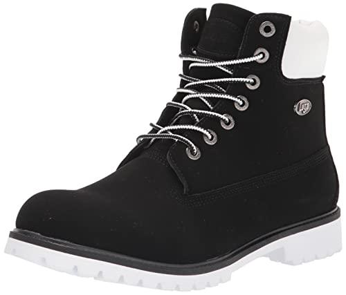 Lugz Men's Convoy Fashion Boot, Black/White, 10.5 - KevRow5760