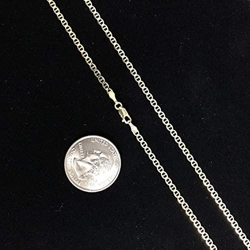 14K Yellow Gold Chain Necklace with a Barrel Clasp KevRow5760