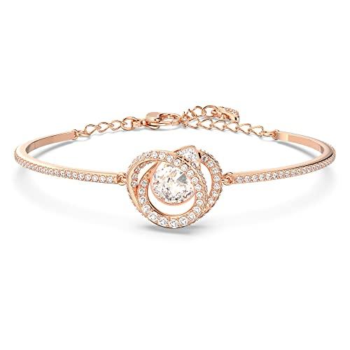 SWAROVSKI Generation bangle, White, Rose-gold tone plated - KevRow5760