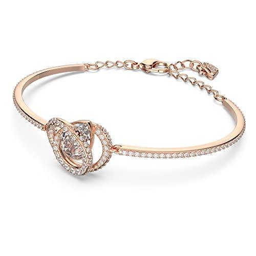 SWAROVSKI Generation bangle, White, Rose-gold tone plated - KevRow5760