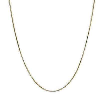 14K Yellow Gold Chain Necklace with a Barrel Clasp KevRow5760