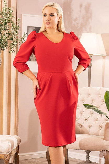 Plus size dress model 184902 Karko - KevRow5760